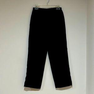 Eastbay Windbreaker Pants Women’s Size Small Black Unlined New Never Worn No Tag